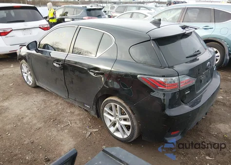 2016 Lexus Ct 200H z USA, uszkodzony, nr VIN JTHKD5BH4G2276692